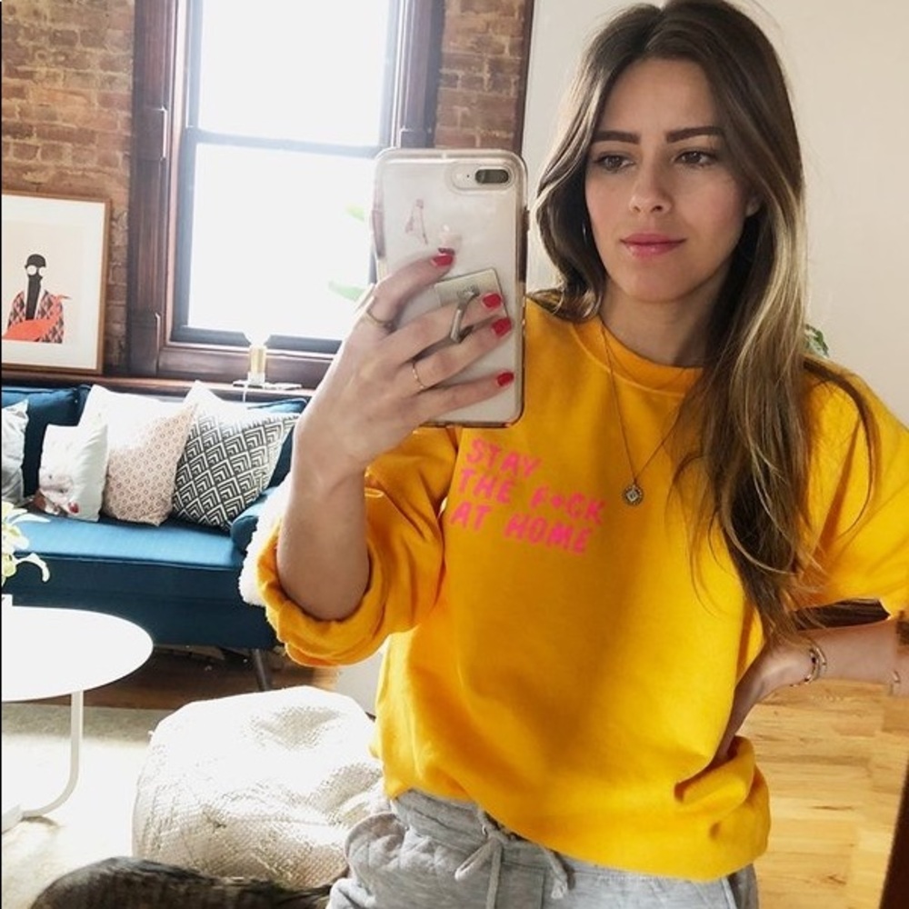 MEG Shops “Stay the F at Home” Sweatshirt